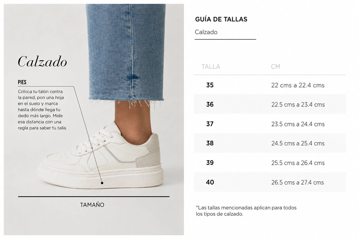 Guía de tallas