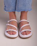 Sandalias Cari Blancas